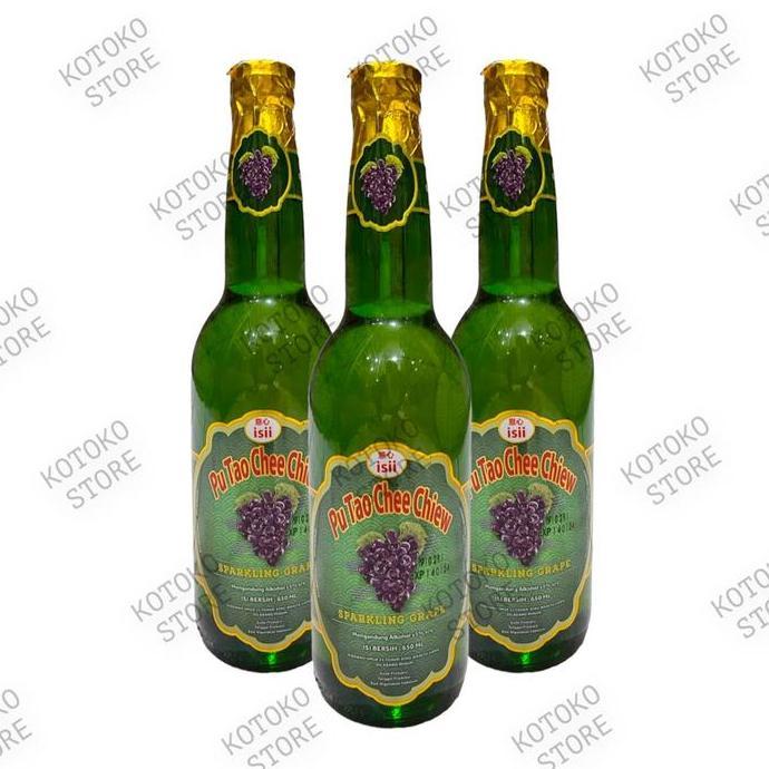 Pu Tao Chee Chiew isii / Sparkling Grape / Minuman Anggur / Wine 650ml