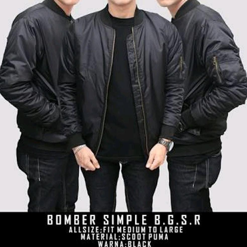 100% aman jaket boomber tni jaket bomber polos pria waterproof