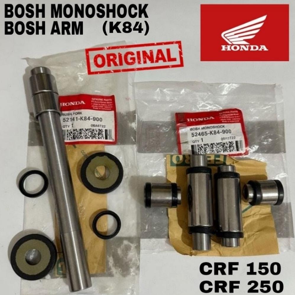 BOSH MONOSHOCK + BOSH ARM ORIGINAL HONDA kode part K84 untuk motor crf 150/ crf 250