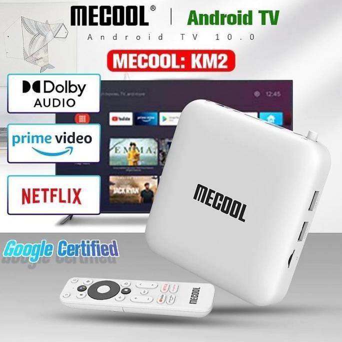 TERLARIS MECOOL KM2 - 4K UHD ANDROID TV BOX - ANDROID TV GOOGLE CERTIFIED