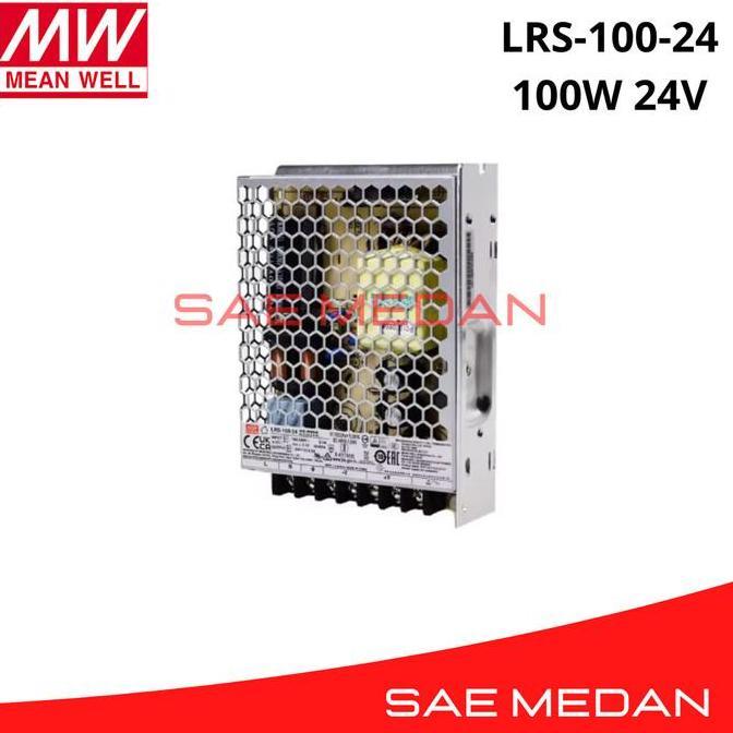 Power Supply LRS-100-24 LRS 100 24 Meanwell 100W 24V