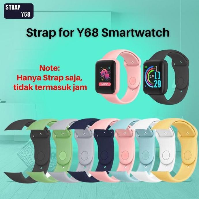 Strap Tali Jam Y68 Smartwatch D20 Smartband D13 / ID116
