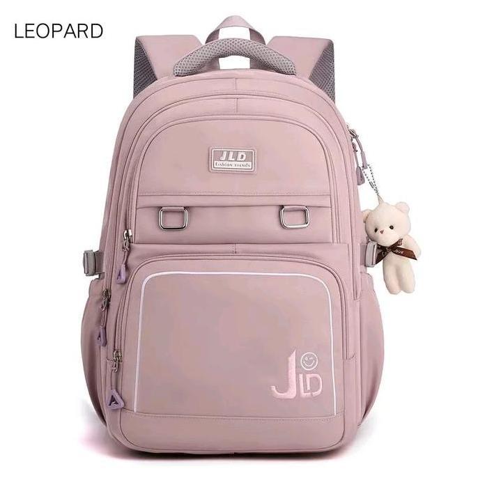 Tas ransel sekolah anak perempuan SD SMP SMA polos Tas Punggung