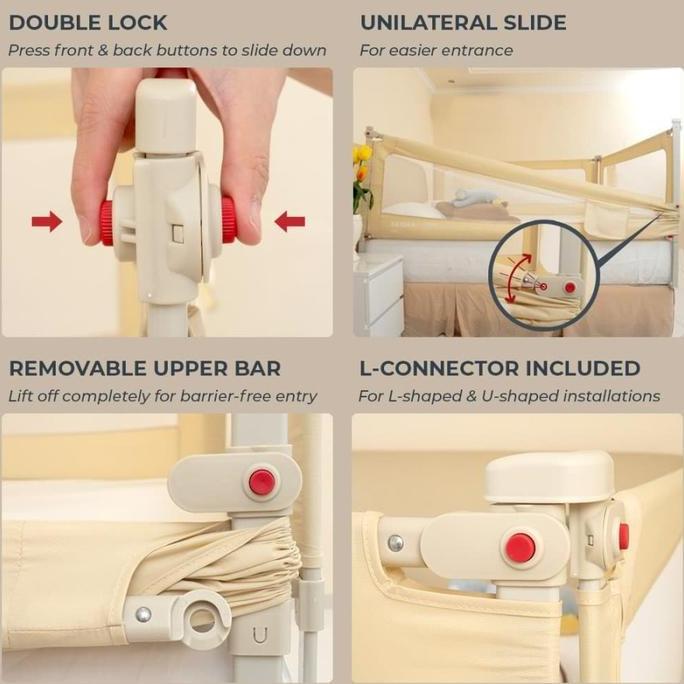 Skida Bed Rail -  Bedrail Tempat Tidur Bayi