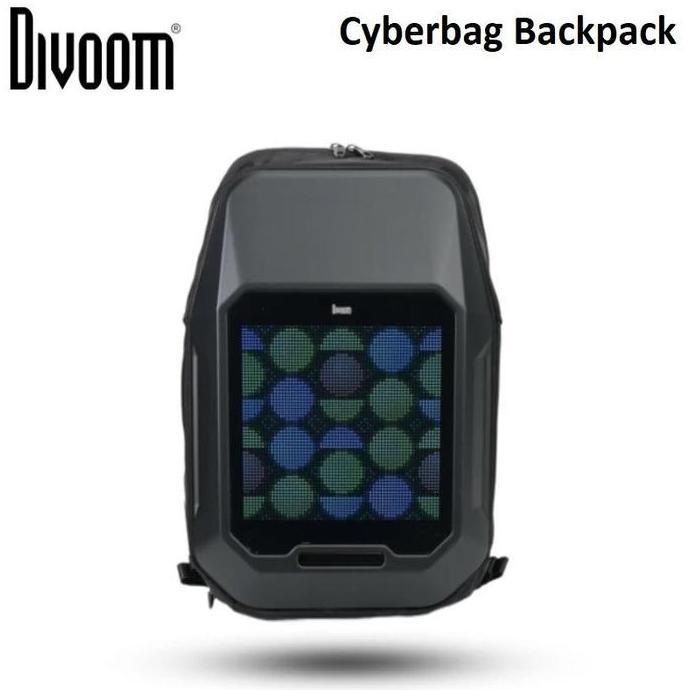 TERLARIS DIVOOM CYBERBAG PIXEL ART LED BACKPACK - TAS RANSEL DENGAN LED PIXEL ART 64 X 64