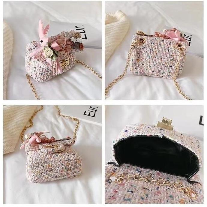 Tas Anak Selempang / Sling Bag Anak/ Tas Aksesori Mutiara Lucu TR-22
