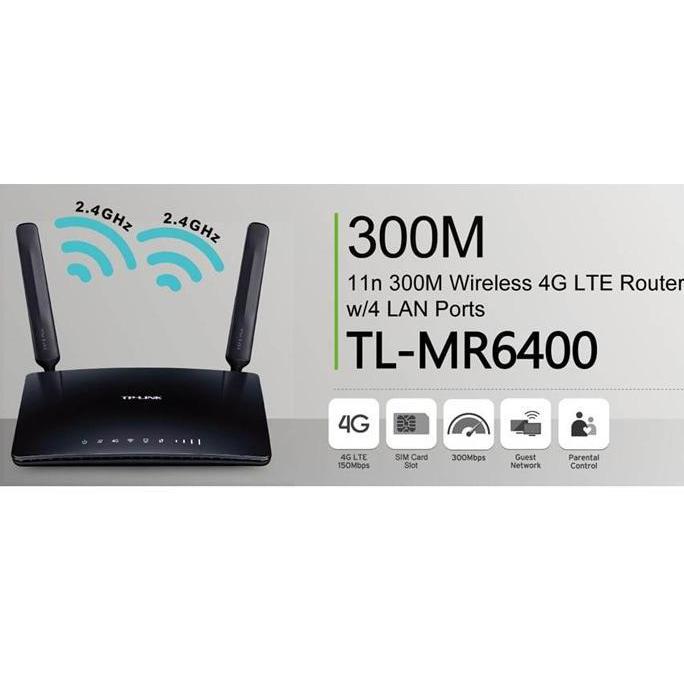 Tplink Tl-Mr6400 Wireless N 4G Lte Router Wifi Modem Mifi Tp-Link