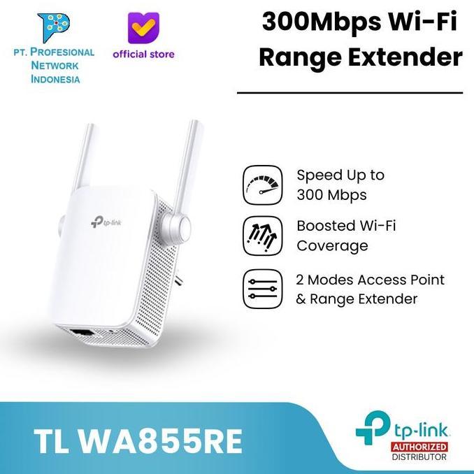 Tp-Link Tl-Wa855Re Wifi Range Extender / Repeater Tl Wa855Re