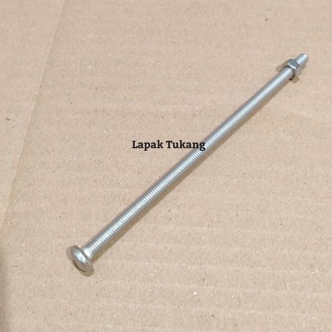1 Set Baut Mur Jp Sus M5X120 Stainless 304 M 5X120 Premium