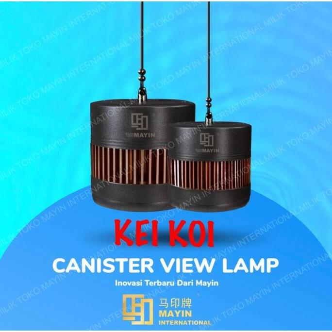 TERLARIS LAMPU LED MAYIN CANISTER VIEW 100 WATT LAMPU SOROT AQUARIUM AQUASCAPE