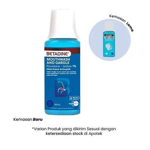 Betadine Kumur / Povidon Iodine 1% / Obat Kumur Betadine
