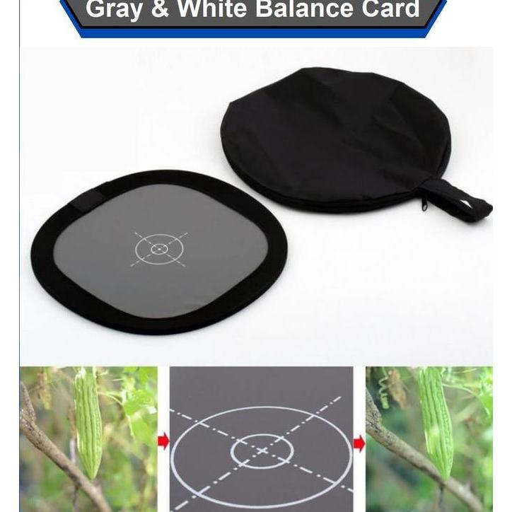 Gray White Card 182 in 1 White Balance Exposure Video, Color Grade