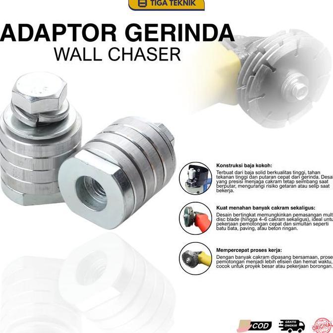 Ring Adaptor Gerinda untuk Mesin Bobok Tembok Beton