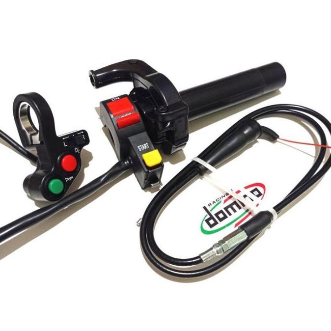 Azikhans - PAKET GAS SPONTAN YZ ORI THAILAND + SAKLAR SET KIRI KANAN KARBU 1 TALI GAS 90cm Jupiter Z