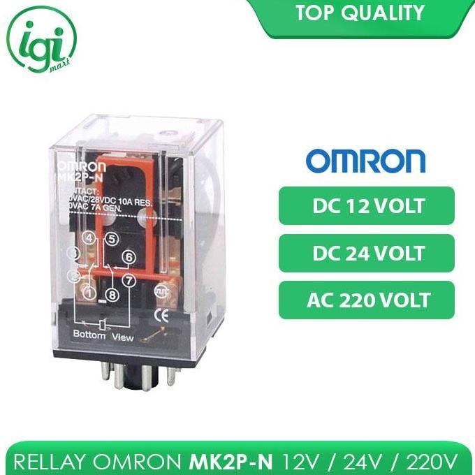 Famanifams - RELAY MK2P 12V OMRON / RELAY MK2PN 24VOLT OM / RELAY MK2P-I 220V 8KAKI