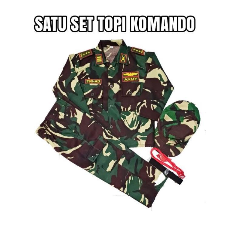 Diskon Seragam Profesi Anak Tk Tni Ad / Baju Seragam Anak Custom / Seragam Anak Tk Tni