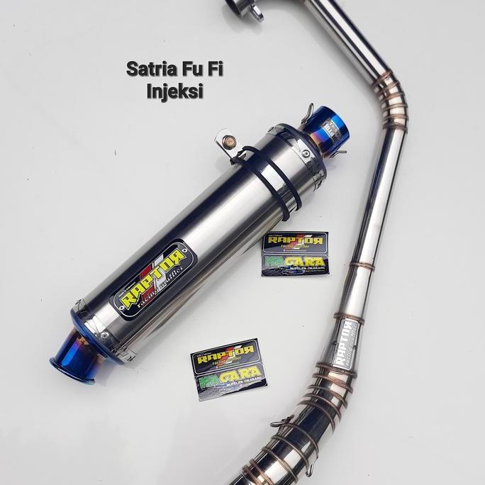 Knalpot Racing Stainless Satria Fu Fi Injeksi Orinal Raptor