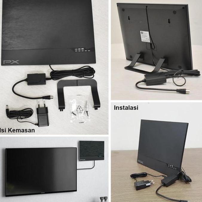 Sale Antena Tv Digital Dvbt2 Indoor Booster Antenna Analog Led Indikator 4K Px Hda-7000