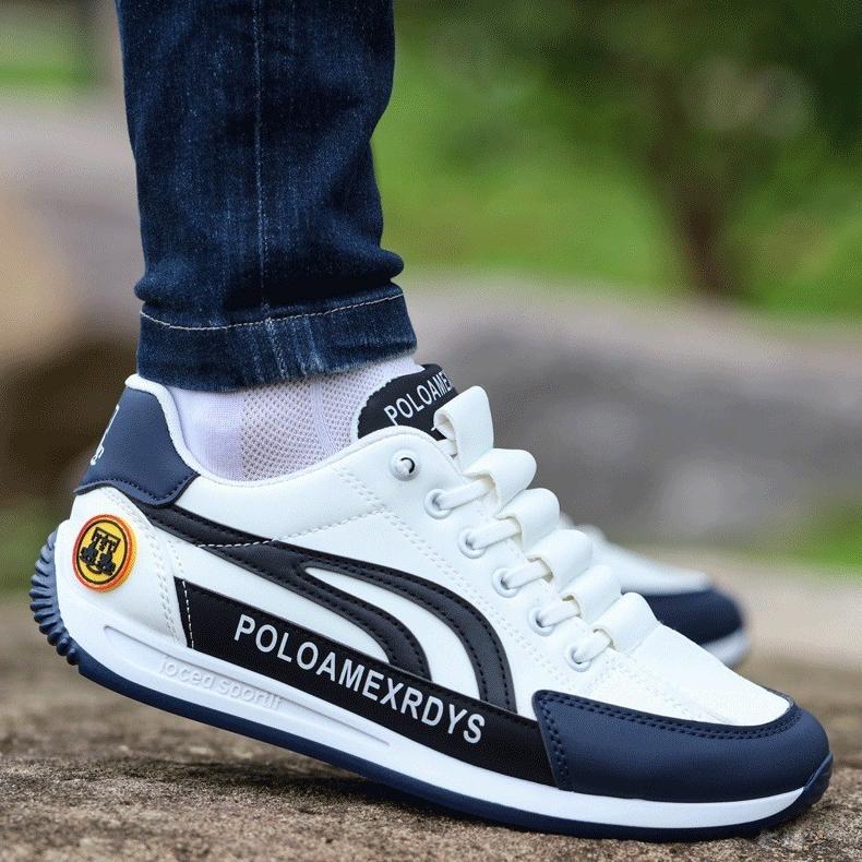PALING DICARI Sepatu Pria Trendy Sporty Nyaman Kulit Sintetis || Sepatu Cowok Kekinian Nyaman Tahan 