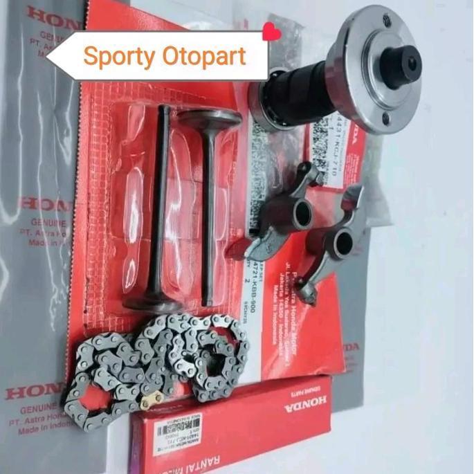 NOKEN AS TER + PLATUK + KLEP SET + RANTAI KETENG TER GL NEOTEK MEGAPRO LAMA MEGAPRO PRIMUS Motorcycl