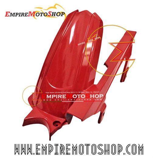 Spakbor Hugger Plastik Abs Ninja 250 Fi Z250 Merah Original Dan Terpercaya
