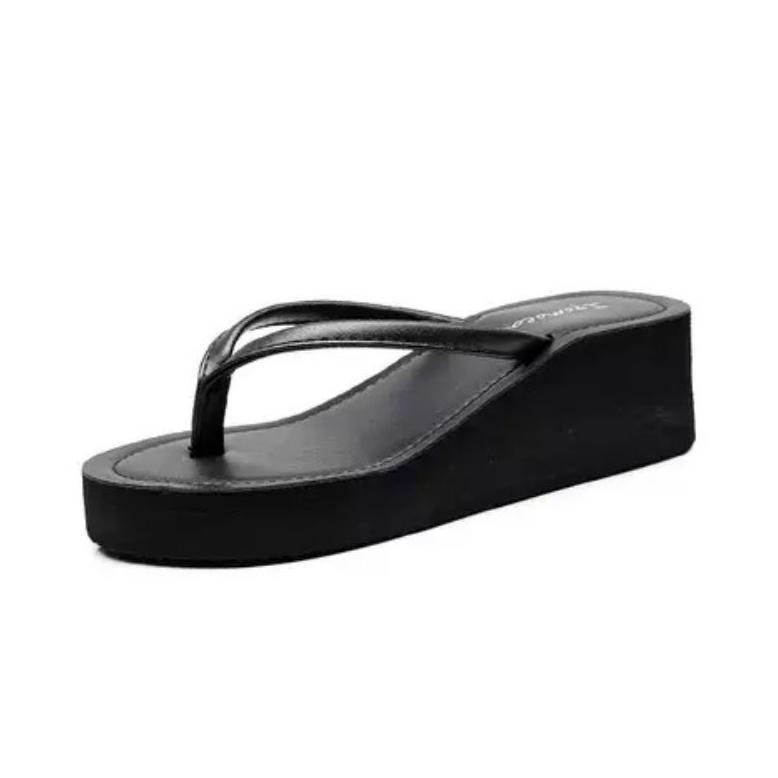NEW ARRIVAL Sandal Wedges Spon Wanita | Wedges Spon Jepit Simple | Wedges Dewasa IPOMOEA
