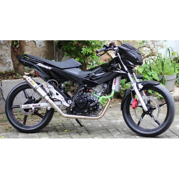 KNALPOT SJ88 SATRIA FUFI/FU GP ABADI SLIM J3, GP93 SLIM J3, RR S1