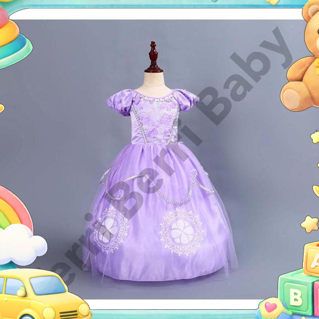Kostum Sofia The First Sofia Dress / Gaun Sofia The First Costume Anak