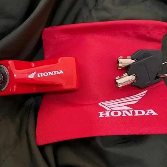 Promo Gembok Cakram AHM HONDA Original - Kunci Gembok Cakram AHM HONDA Diskon