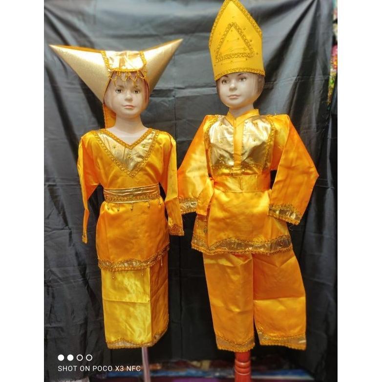 Diskon Baju Tari Anak Tk Pasangan/ Baju Karnaval Tk Pasangan/ Baju Padang Anak/ Baju Minang Anak Tk