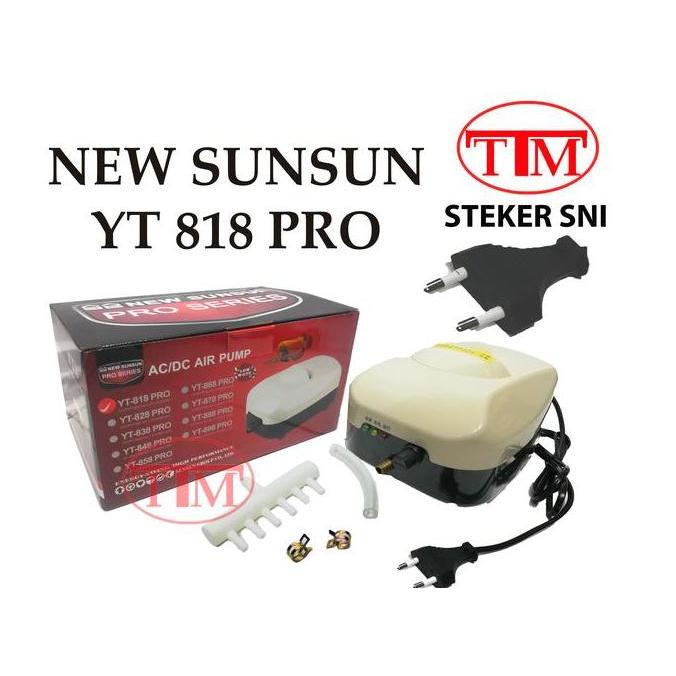 TERLARIS YT 818 POMPA UDARA ACDC ORINAL SUNSUN AERATOR AQUARIUM KOLAM YT 818