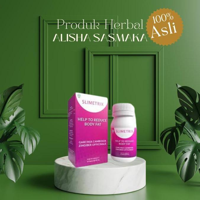NEW OBAT PELANGSING BADAN SLIMETRIX ASLI ORIGINAL HERBAL DIET ORI