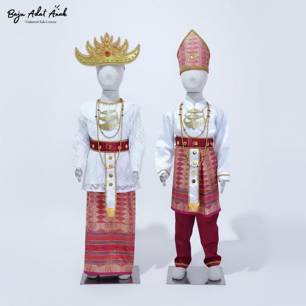 Best Seller Baju Adat Lampung Anak | Pakaian Tradisional Lampung | Kostum Adat Lampung | Baju Adat L