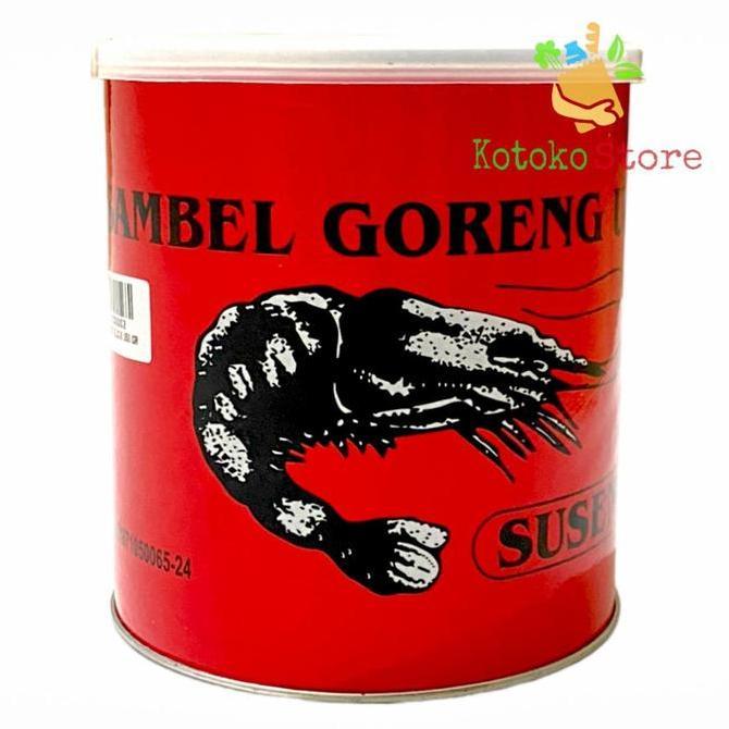Sambal Goreng Udang Suseno Lampung / Sambel Goreng Kentang Ebi Suseno Kaleng 250gr