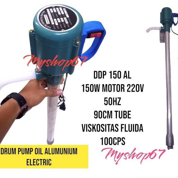 YOTUDO pompa minyak Electric drum pump oil listrik barrel pump 220v