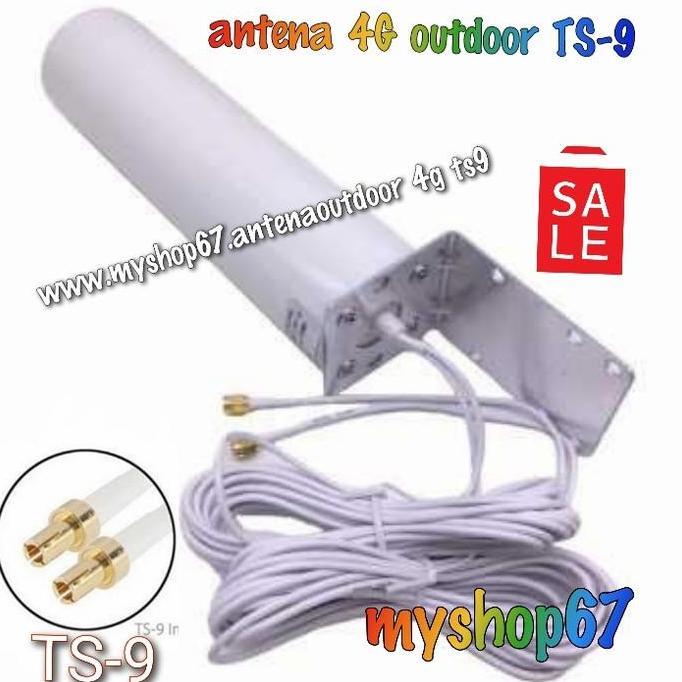 IHDADI antena modem huawei 3G/4G konektor Ts -9 outdor antena penguat signal