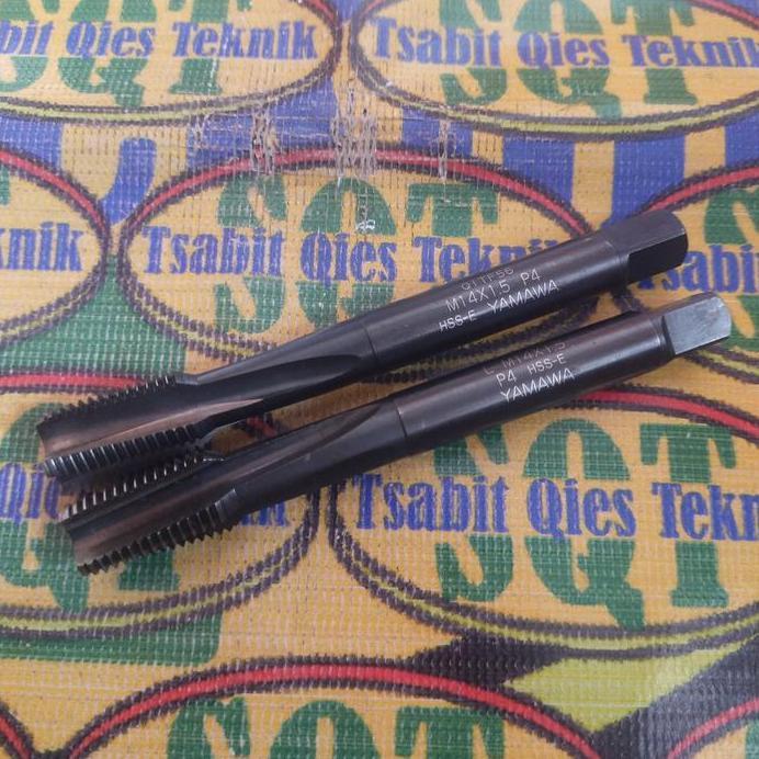 Tap Set 2pcs Kanan Kiri M14X1,5 YAMAWA Long 100mm Tap Baut Kunci 19mm