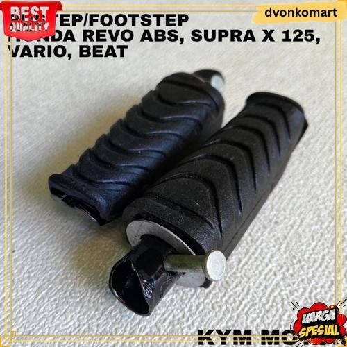 Karet Pustep Footstep Postep Pijakan Kaki Belakang Motor Revo Absolute 110 Fit Fi Supra X 125 Beat V