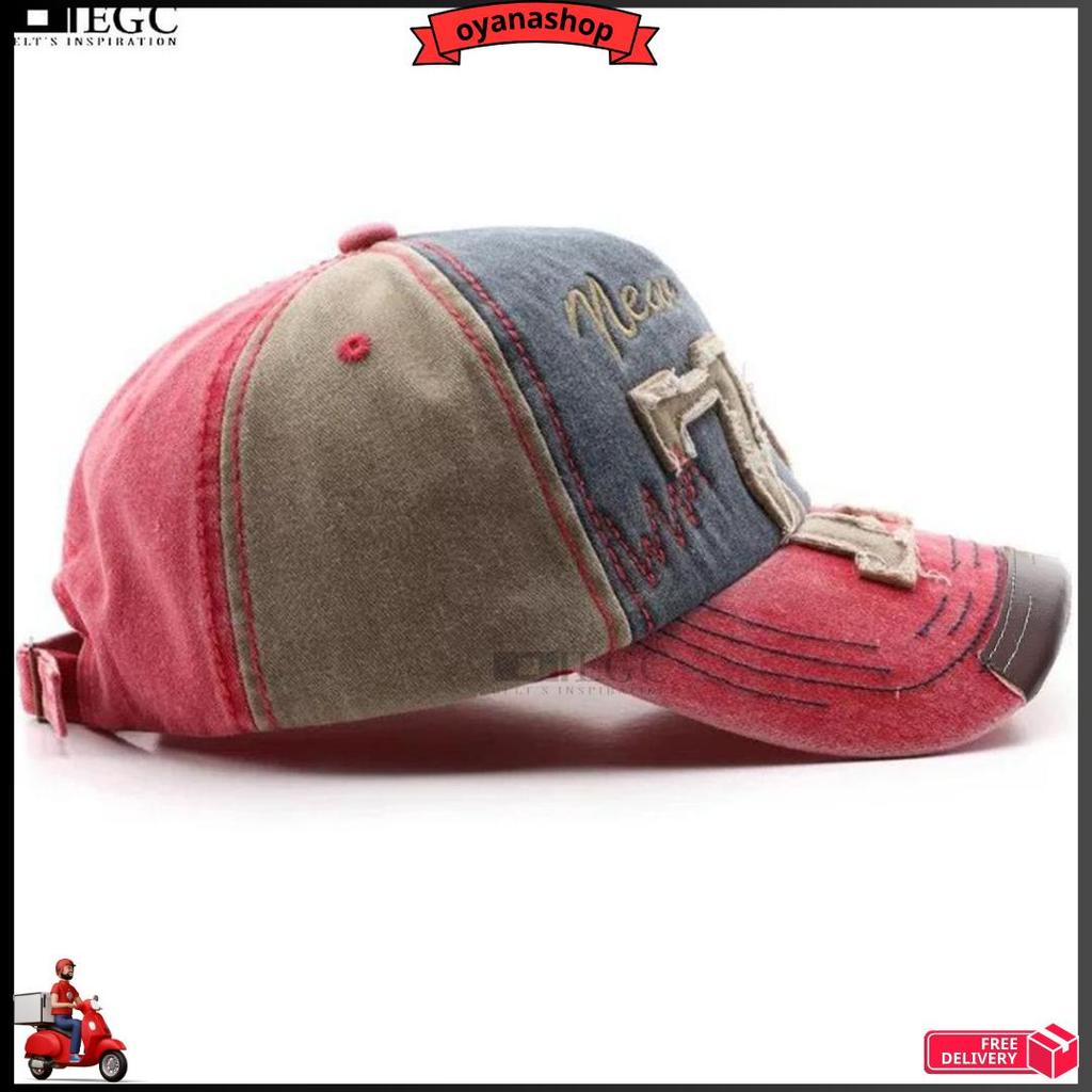 Topi Baseball New York 79 / Topi Pria Dan Wanita /Topi Cotton Tebal - Tpi-283 Stok Ready Banyak