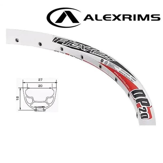 Ready Alexrims Rims Velg 26 DP20 Disc Brake 36 Hole Bicycle Empire