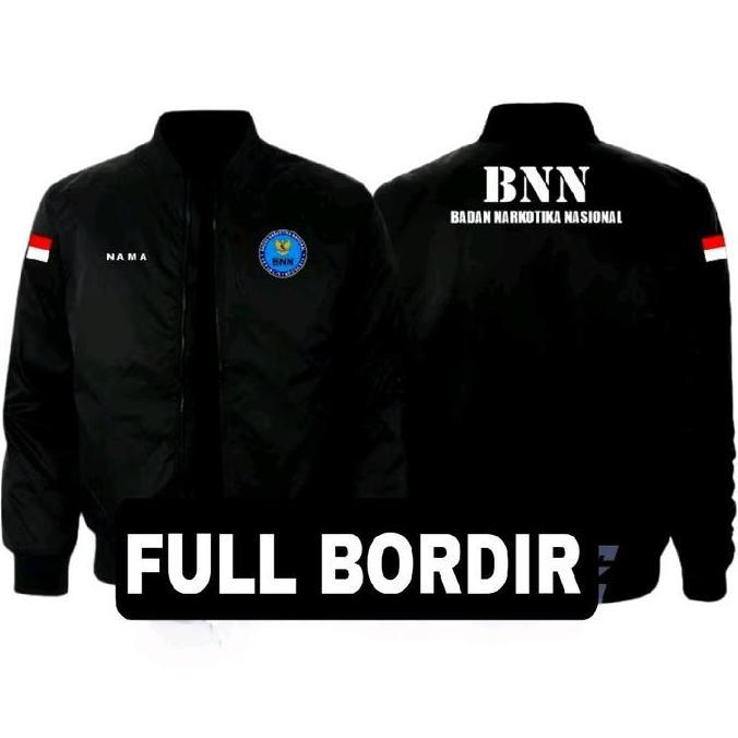 NEW JAKET BORDIR BNN JAKET BNN JAKET BOMBER BNN FULL BORDIR JAKET BNN JAKET KERJA BNN JAKET SERAGAM 