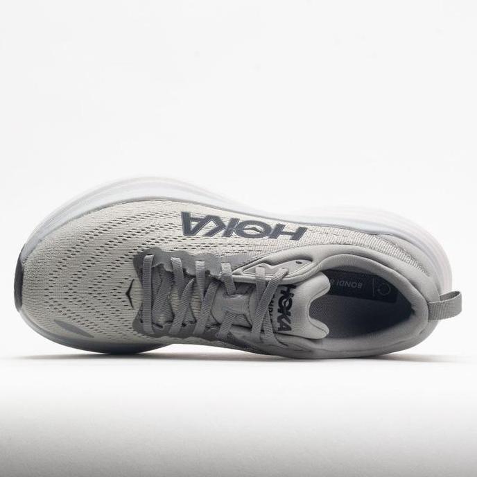 Sepatu Running Wanita Hoka Bondi 8 Grey Premium Best Seller Import
