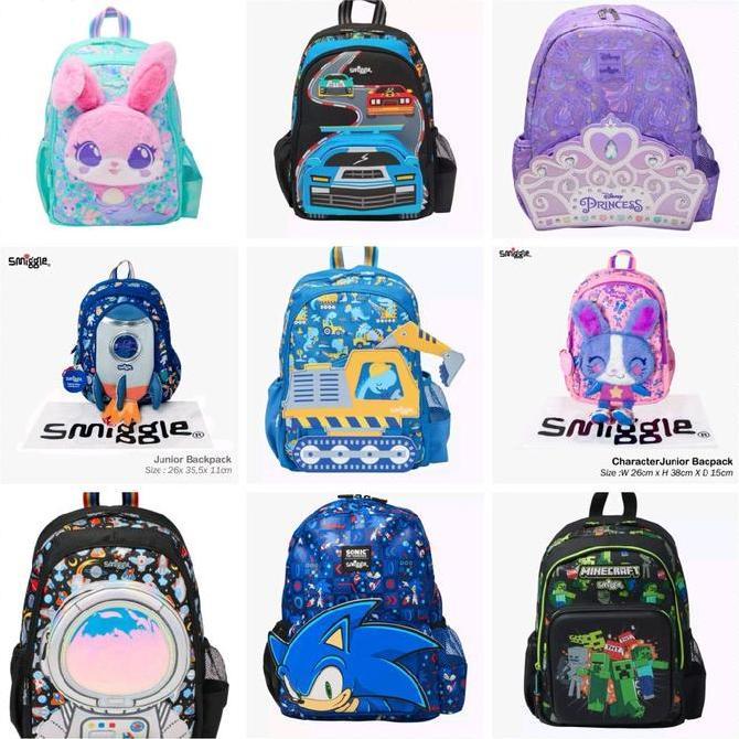 TAS SEKOLAH JUNIOR(TK) 4-7 TAHUN import Fashion BS