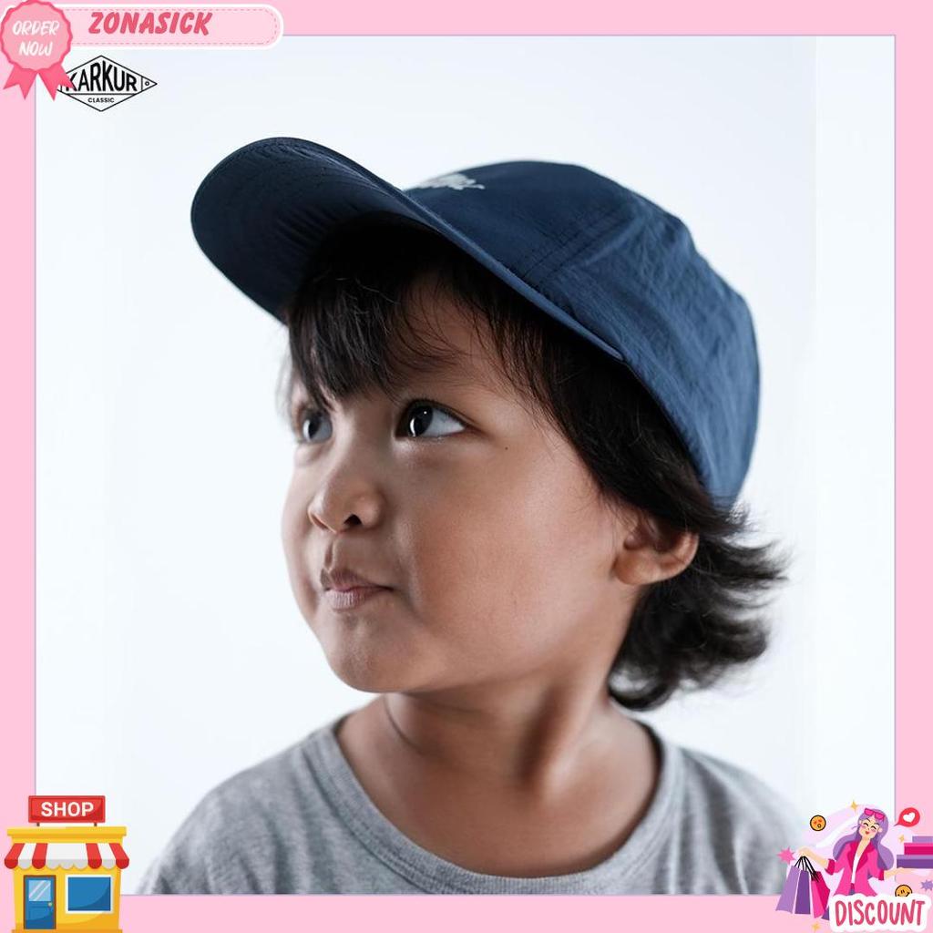 Topi Baseball Anak Laki Laki Perempuan Umur 1 6 Tahun Parasut Premium - Karkur Classic Produk Popule