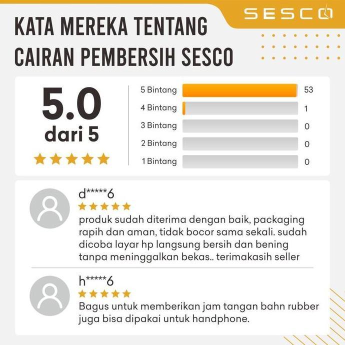 Cekrek- Sesco Watch Cleaner Cairan Pembersih Jam Tangan Profesional