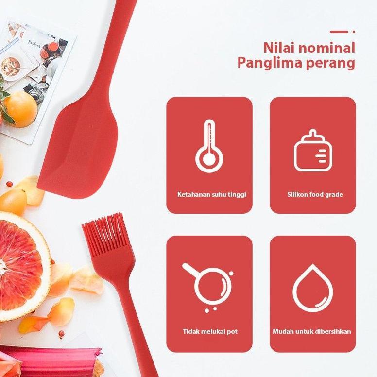 Spatula Set 5 In 1/Sotil Silikon Set No Po