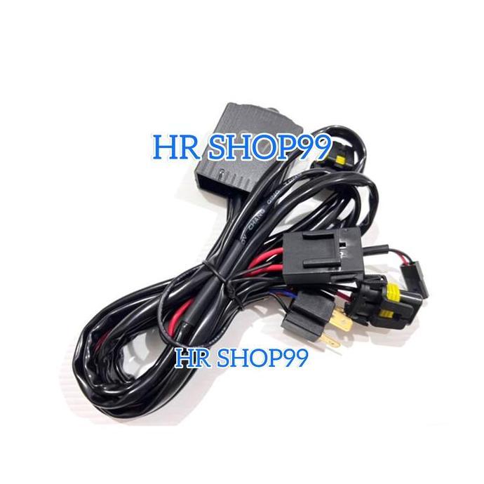 Relay Set H4 Relay Lampu Biled Projie HID Led Motor Mobil H4 12V Premium