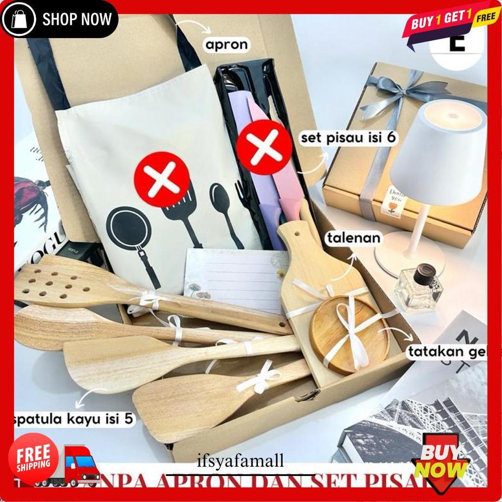 Hampers Cooking Set - Hampers Wedding - Hadiah Hari Ibu - Hadiah Pernikahan - Hampers Alat Masak - K