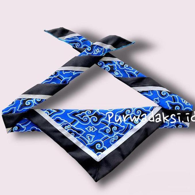 Scraft Batik Mega Mendung Perlengkapan Pramuka  scraft pramuka kacu pramuka hasduk pramuka stengan l