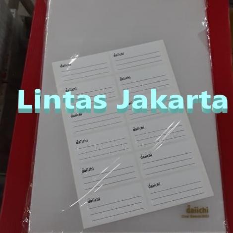 Map Bening / Clear Holder / Map L / Map Transparant / Clear Sleeves Merk Daichi ( 12 lembar ) Termur